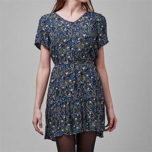 Jack Wills Launders Ditsy V Neck Dress